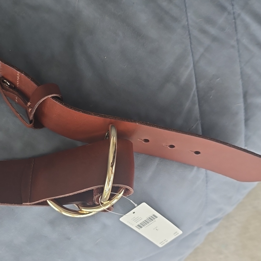 Anthropologie Leather Multi-Ring Belt - Picture 14 of 16